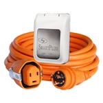 SmartPlug 30 AMP Marine Kit 50' Dual Config Cordset -White Inlet